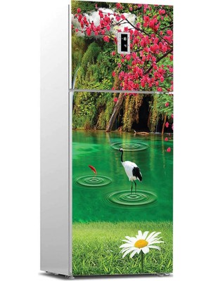 DMR Home Buzdolabı Kaplama Dolap Kaplama Etiketi Göl Papatya