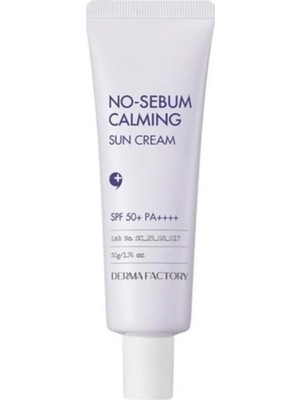 DMR Home Derma Factory Yağlı Ciltler Için Ton Eşitleyici Kore Güneş Kremi Derma Factory No Sebum Calming Sun Cream Spf 50