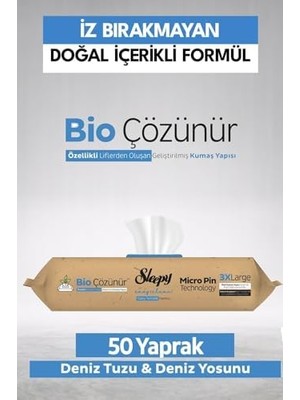DMR Home Bio Çözülür Deniz Tuzu ve Yosunu 50 Yaprak