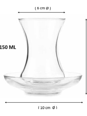 DMR Home Vefa Çay Seti 6 Lı 96942