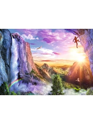 DMR Home 164523 Zevkli Tırmanış Yetişkin Puzzle, 1000 Parça, Çok Renkli