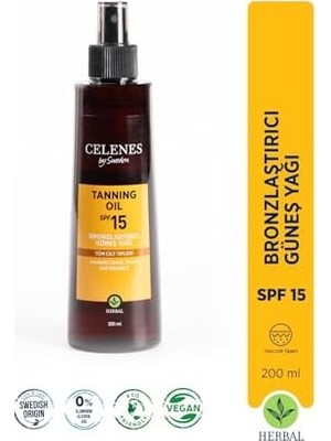 DMR Home Herbal Bronzlaştırıcı Güneş Yağı, Spf 15+, 200ML