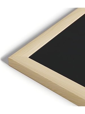 DMR Home U Marka Kara Tahta, 58,4 x 43,2 Cm, Meşe Çerçeve