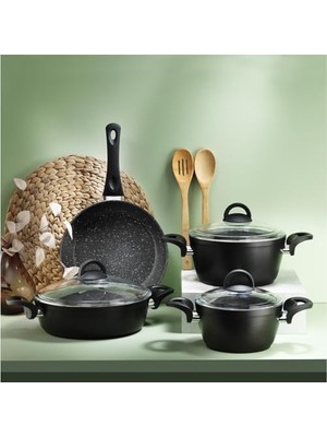 DMR Home Aryıldız Tt Solido Premium Tencere Set 7 Parça