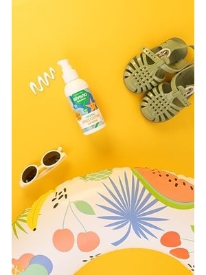 DMR Home SIVENO%100 Doğal Çocuk Güneş Losyonu Leke Karşıtı Nemlendirici Bitkisel Vegan Uva Uvb Spf 50+ 100 ml