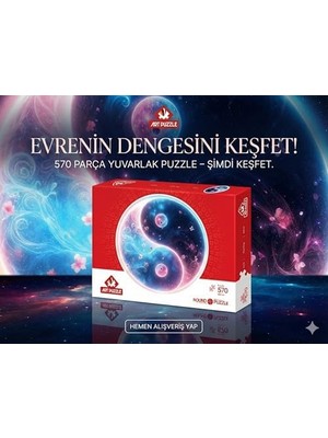 DMR Home Ying Yang 570 Parça Round Puzzle