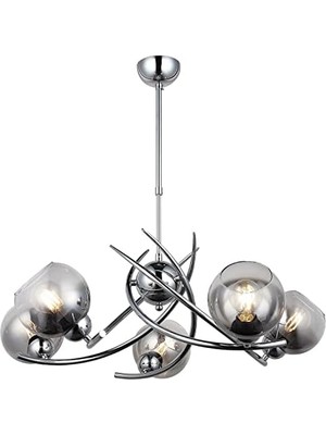 DMR Home Hedra 5 Li Krom Sarkıt Avize 5XE27