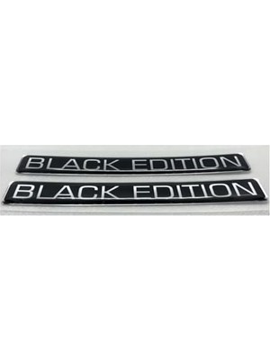 DMR Home Edition Silver Siyah 3D Logo Sticker 2 Adet