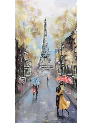 DMR Home Kapı Giydirme Kapı Folyosu Paris Sarı Yağlıboya