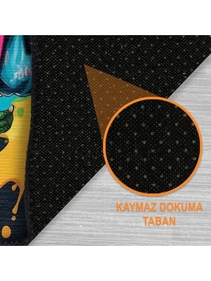 DMR Home Cromse Şönil Oyuncu Odası Halısı Kaymaz Pamuk Tabanlı Yıkanabilir Antibakteriyel Gamer, Gaming Halısı 160X230