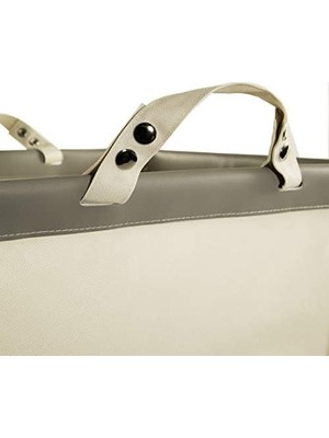 DMR Home Classics Otel, Ev, Dolap, Yatak Odası (Patentli), Çelik Keten Polyester, Krem Rengi, D x G 46 cm