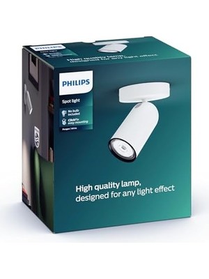 DMR Home Myliving Pongee Tavan/duvar Beyaz Spot Lamba GU10 Duy (Ampul Birlikte Verilmez)