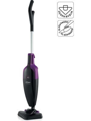 Arzum AR4075 Pronto Lux 2‘si 1 Arada Dikey Elektrikli Süpürge 800W, Mürdüm
