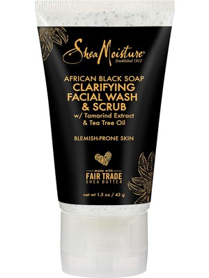 DMR Home Shea Moısture Afrika Siyah Sabunu Yüz Yıkama ve Peeling 43GR