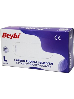 Ulu Pazarlama Beybi L Pudralı Muayene Eldiveni 100LÜ (5570)