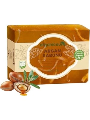 DMR Home Doğal Argan Sabunu 140 gr - Tüm Cilt Tipleri Için - Nemlendirici ve Besleyici Etki