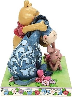 DMR Home Gelenekleri Jim Shore The Pooh Piglet ve Eeyore Arkadaşları Heykelcik, 15 Cm, Çok Renkli