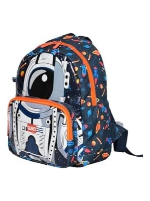 Expresstore Wia Astronot Erkek Çocuk Anaokul Çantası, Tek Ebat, WB-1062, Lacivert, Erkek-Çocuk