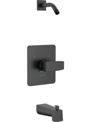 Expresstore Modern Mat Siyah Küvet Duş Bataryası Seti, Mat Siyah Duş Kiti, Duş Armatürleri, Küvet Bataryası Seti, Mat Siyah T14467-BLLHD-PP (Duş Başlığı ve Valfi Dahil Değildir)