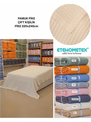 ETEHOMETEX Havuzlu Pike Çift Kişilik 220X240CM