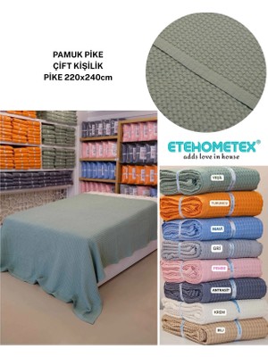 Etehometex Havuzlu Pike Çift Kişilik 220X240CM