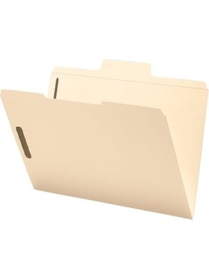 Expresstore Supertab® Sık Dokunmuş Dosya Klasörü, 2 Bağlantı Elemanı, Büyük Boy Güçlendirilmiş 1/3 Kesim Tab, Kılavuz Yüksekliği, Yasal Boyut, Manila, Kutu Başına 50 (19545)