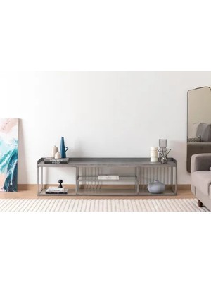 Vivense Lola Tv Ünitesi, Silver, 180 cm