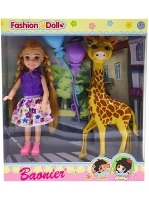 Expresstore Baonier Zürafalı Mini Kız Bebek
