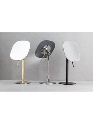 Expresstore 5 x Siyah Masa Üstü Büyüteçli Makyaj Aynası Siyah Renk 335X170X120 mm