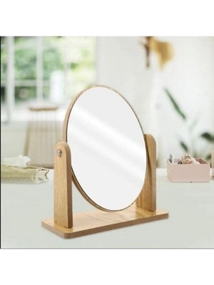 Expresstore El Aynası Masa Aynası Makyaj Aynası Ayarlanabilir Yuvarlak Makeup Mirror