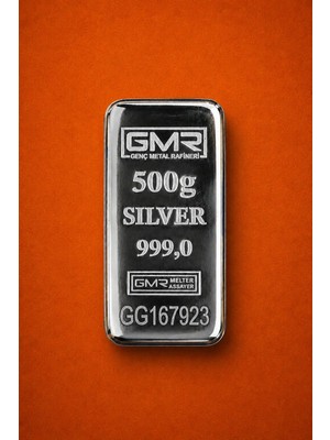 GMR 500 Gram Külçe Gümüş