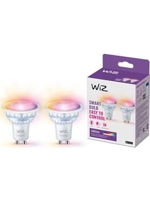 Expresstore Wiz Rgb Spot Ampul 50W GU10 Cam (2'li Paket)
