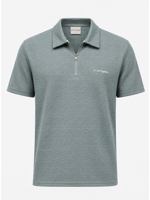 Classics Men White Room Slim Fit Erkek Polo Yaka Kısa Kol Tshirt  7665