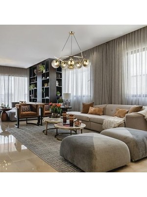 Expresstore Purıo 6 Lı Altın Sarkıt Avıze 6XE27