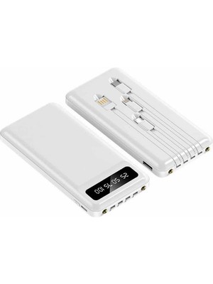 Toyigoo 4 Çıkışlı 20.000 Mah Powerbank Uzun Pil Ömürlü Taşınabilir - Lisinya