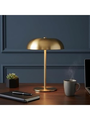 Expresstore Modern Dokunmatik Ayarlı LED Masa Lambası | Şarj Edilebilir & Taşınabilir |, Gümüş, Krem Seçenekleri