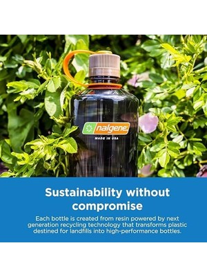 Expresstore Sustain Tritan Bpa Içermeyen Su Şişesi%50 Plastik Atıktan Elde Edilen Malzemeden Üretilmiştir, 473 Ml, Geniş Ağız, Kot