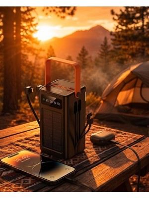 Toyigoo Çok Amaçlı Solar Powerbank Yüksek Kapasiteli Taşınabilir Şarj Cihazı 80.000 - Lisinya