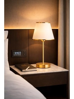 Expresstore Masa Lambası, E27 Duy, Modern Şık Tasarım, 37 cm Yükseklik, LED Uyumlu, Dekoratif Gece Lambası, Yatak Odası ve Salon Için