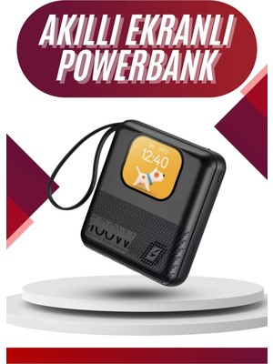Toyigoo Akıllı Powerbank 10.000 Mah 4 Çıkışlı Taşınabilir Dijital Göstergeli - Lisinya