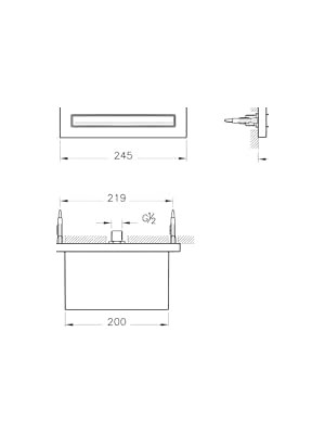 Expresstore Cascata A45715 Duş Başlığı Krom