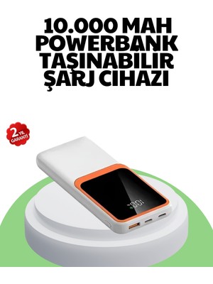 Toyigoo 10000 Mah Hızlı Şarj Destekli Powerbank – Hafif, Kompakt ve Güvenli - Lisinya