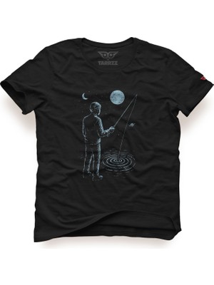 Tarrzzcom Unisex Tasarım Tshirt Balıkçı