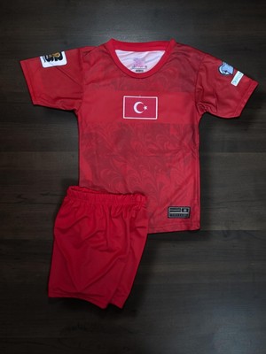 North Stand 2026 Dünya Kupası Türkiye Milli Takımı Isimsiz Kırmızı Çocuk Forma