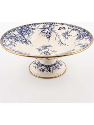 altabi Blue Life Emaye Ayaklı Meyvelik / Sunumluk - 30 cm
