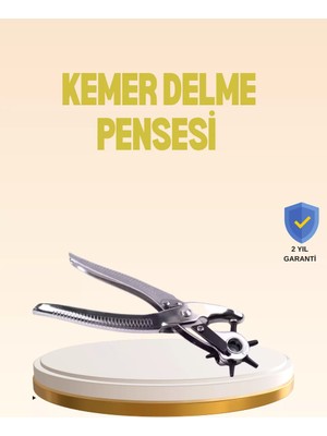 Serac Collection Profesyonel Deri Delme Pensesi Döner Başlıklı Kemer Delici 6 Fonksiyonlu - SA002G-6ETZL1