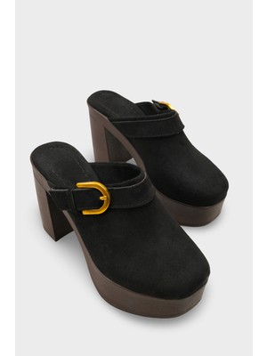 Capone Outfitters Edith Platform Bilekten Bantlı Kadın Sabo Terlik