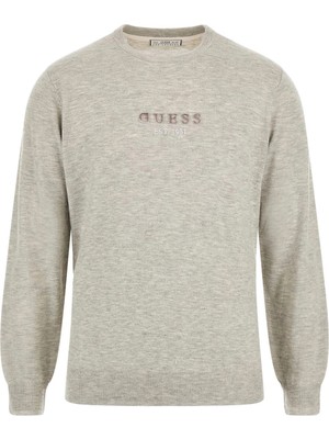 Guess Erkek Ipek, Yün Karışımlı Kazak M4YR04Z3052