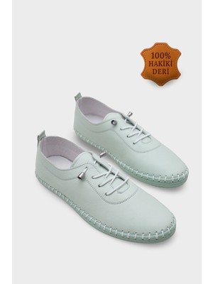 Capone Outfitters Fina Hakiki Deri Soft Konfor Tabanlı Kadın Sneaker