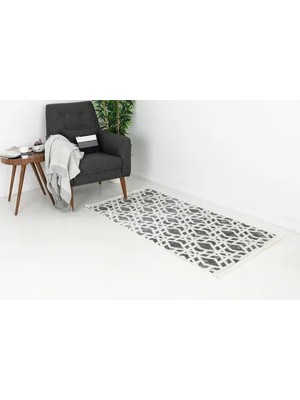 Vivense Life Makine Halısı 6011, Saçaklı, Gri, 80X300